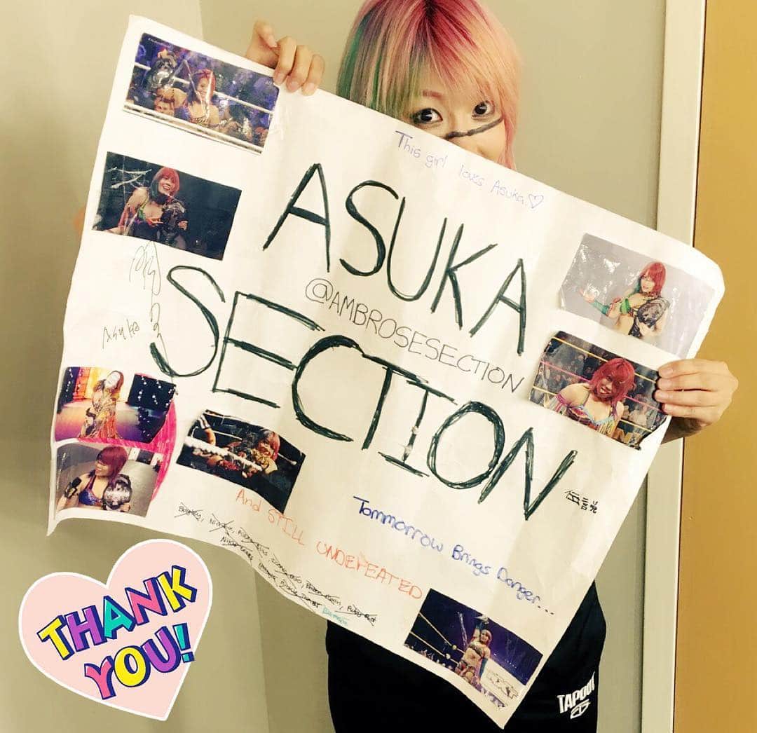 華名（明日華）さんのインスタグラム写真 - (華名（明日華）Instagram)「Asuka Section 🤡」7月15日 14時29分 - wwe_asuka