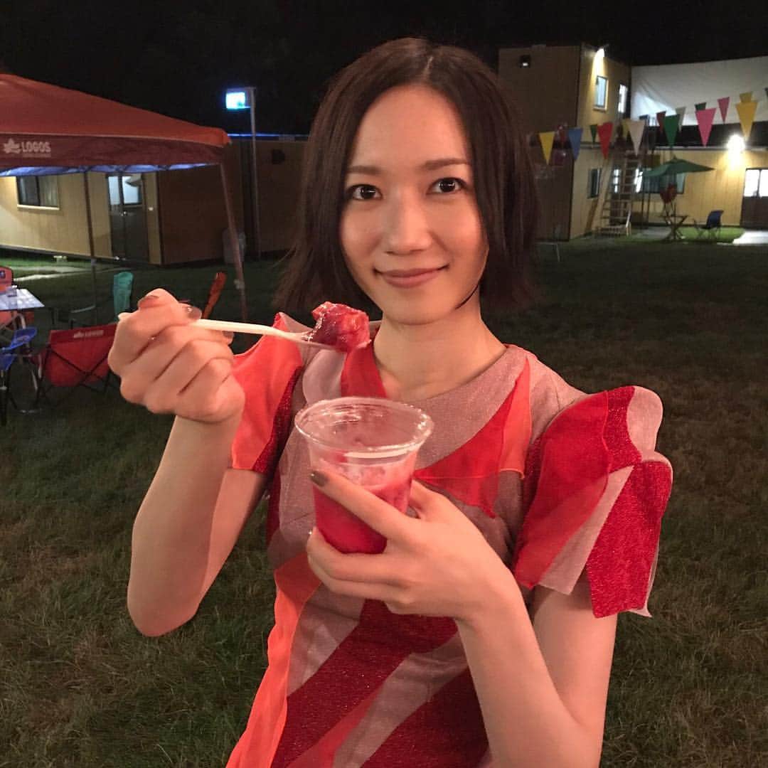 Perfumeさんのインスタグラム写真 - (PerfumeInstagram)「From backstage of JOIN ALIVE festival in Hokkaido! Happy ‪ #NationalIceCreamDay‬!」7月17日 2時35分 - prfm_official