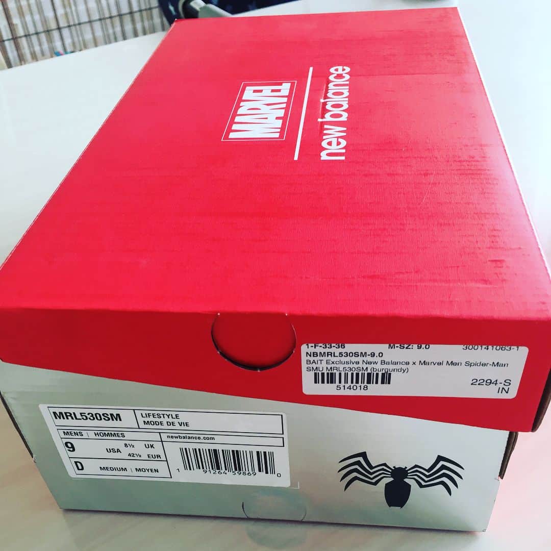 大和哲也さんのインスタグラム写真 - (大和哲也Instagram)「Marvel x New Balance 530 スパイダーマン🕷 今さん、ありがとうございます🙏✨✨ #shoes #newbalance #marvel #spiderman」7月17日 16時04分 - ymt1210