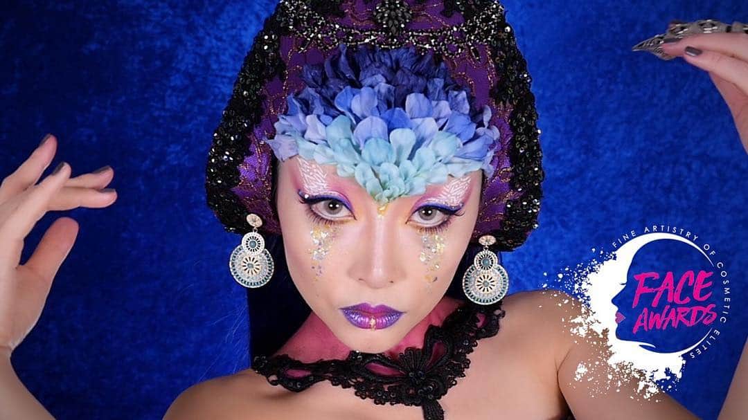 佐々木あさひのインスタグラム：「Face Awards Japan 2017のコンテスト作品UPしました💙毎年アメリカで行われている #nyxfaceawards の日本版☝️ 1stステージの課題は『Your True Colors』です🌈✨私のプロフィールから動画をチェック！ファイナルステージに上がれるかどうかは一般投票で決まるので、是非投票お願いします😆‼️ 投票期間: 7/17-7/21 1日3回まで投票可能です。詳しくは動画概要欄をご覧ください😌✨✨ #FACEAwardsJP #NYXCOSMETICSJP  #NYXPROFESSIONALMAKEUP」