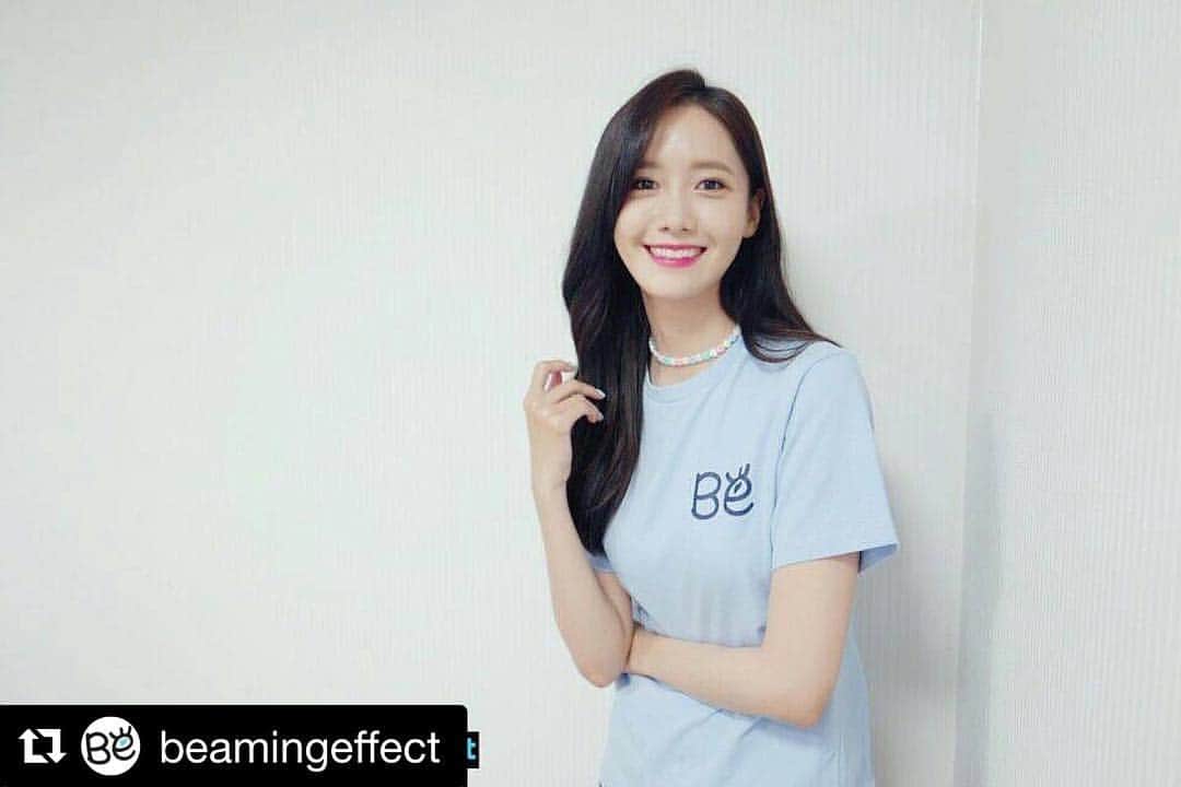 ユナさんのインスタグラム写真 - (ユナInstagram)「⭐️ #융스타그램  #Repost @beamingeffect (@get_repost) ・・・ Girls' Generation #YoonA (@yoona__lim) is wearing 'Beaming Effect' T-Shirt ✨ ~~~ Please note, 'Beaming Effect' orders will be closed until July 25th. Limited stock 😁 ~~~ 'Beaming Effect' T-shirt & Eco bag (ORDER LINK); 🌐 WORLDWIDE https://goo.gl/forms/l2pwuMRqI3fFgjiU2 🌐 JAPAN https://goo.gl/forms/fmluCGCb9tJrlFXe2 🌐 SOUTH KOREA [+] Kakao Talk (ID: beamingeffect)  All the profits from this event will go to Korean Foundation Fighting Blindness (KFFB) to aid their effort in fighting blindness and help visually impaired people. 😊」7月18日 12時48分 - yoona__lim