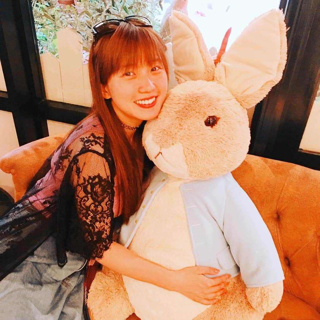 段文凝のインスタグラム：「女の人はいつになっても、ぬいぐるみに抵抗感がないよね〜(๑˃̵ᴗ˂̵) #ぬいぐるみ  #うさぎちゃん」