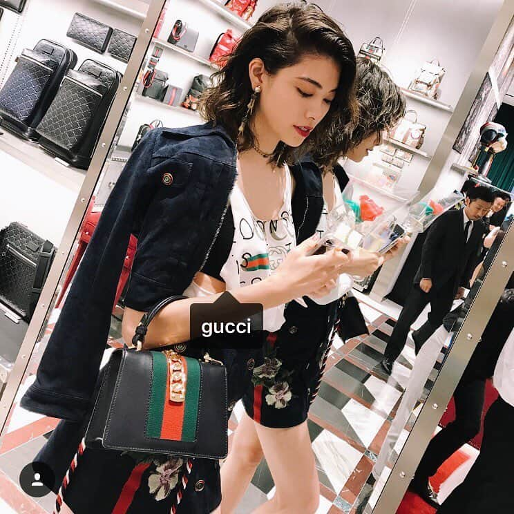 森星さんのインスタグラム写真 - (森星Instagram)「Gucci Ginza🌹❤️」7月20日 22時34分 - hikari