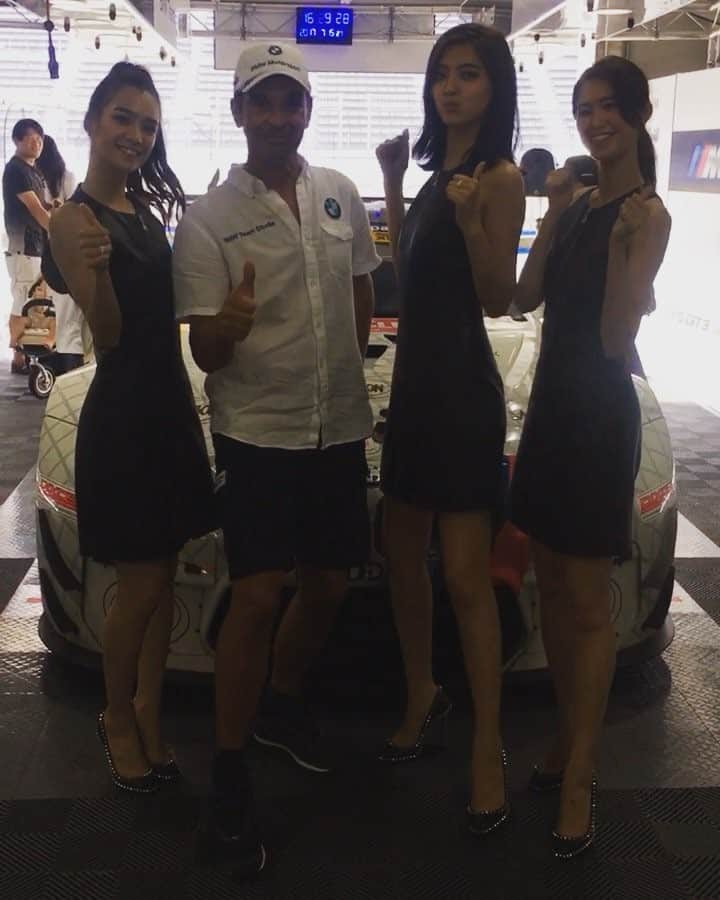 のインスタグラム：「いよいよ、明日からRd.4 in SUGOです🏁 See you tomorrow everyone✨ #muse #bmw #bmwteamstudie  #teamstudie #teamstudiemuse #supergt2017 #sabonjapan #大里莉楠  #畑井咲耶 #初音」