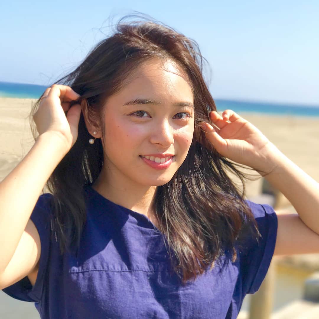 のインスタグラム：「お久しぶりです😊💕 あまり投稿できなくてごめんなさい😭  テストの息抜きに友達と海に行って、写真撮ってもらいました😆🍉 ケータイ新しくして、ポートレート機能使ってみました〜😁🎶 それと、本当に申し訳ないのですが、何件かダイレクトメールをいただいているのですが、お返しできないのでごめんなさい😭アドバイスなど、ありがたく読ませていただいております🙇!参考にさせていただきます✨ご理解よろしくお願いします😌🙌 #misssophiacontest#上智#ミスコン#ミスソフィア#2017#miss#misssophia#上智大学#内田侑希#上智ミスコンno4」