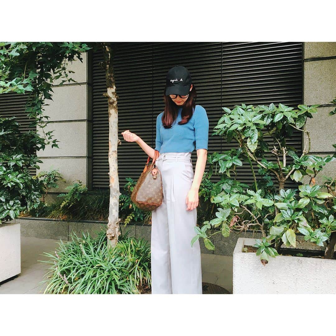 新木優子さんのインスタグラム写真 - (新木優子Instagram)「私服。 cap : agnes.b tops : ZARA bag : louis vuitton」8月17日 22時06分 - yuuuuukko_