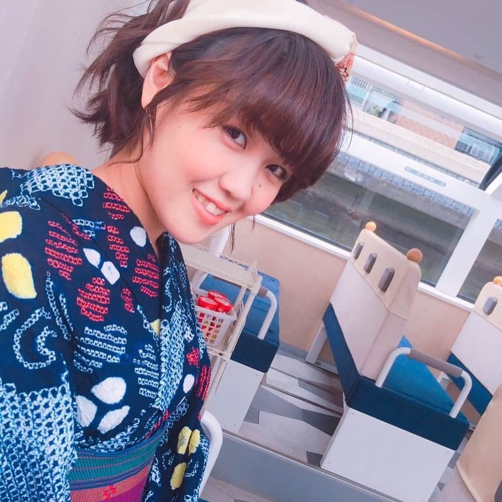 見返り浴衣美人図鑑2017のインスタグラム：「* No.24 田中美咲さん @michaki521 * #見返り浴衣美人 #きもの京小町 #見返り浴衣美人図鑑2017」