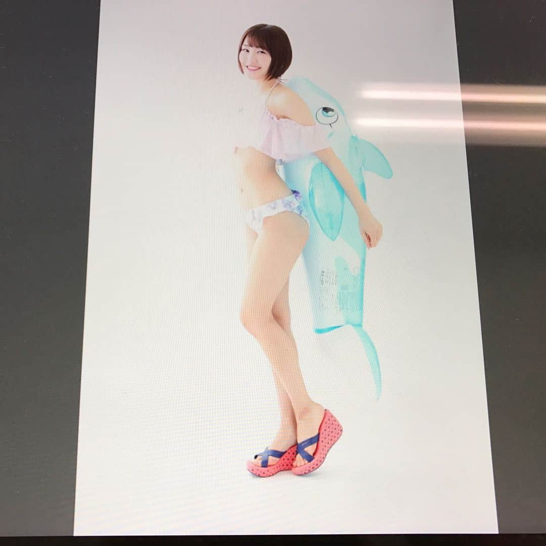 川上礼奈さんのインスタグラム写真 - (川上礼奈Instagram)「. 今年の生写真の水着は こんな感じでした☺👙 薄ピンクのオフショルです♡ めっちゃタイプ♡ ぜひ！発売中です！ チェックして下さいね💓 写真3枚あります♡スライドしてね！」7月26日 17時57分 - rena_kawakami