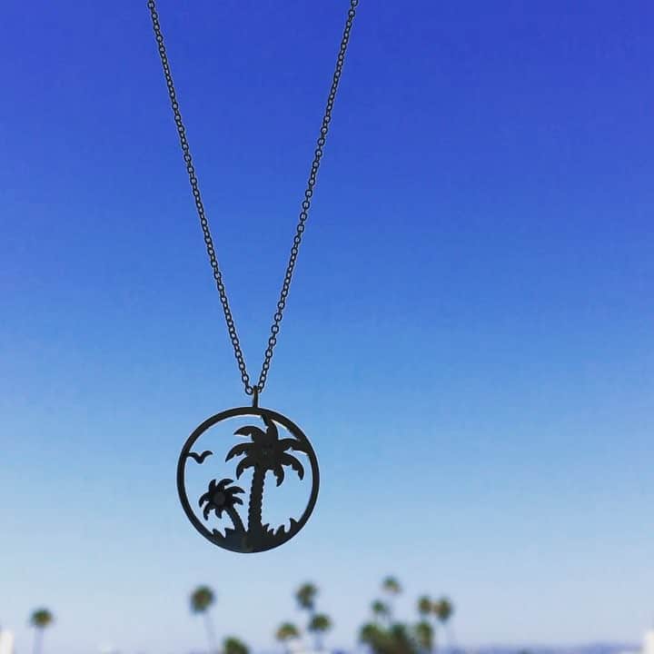 のインスタグラム：「Palm tree coin necklace. www.shopebbo.com🌴」
