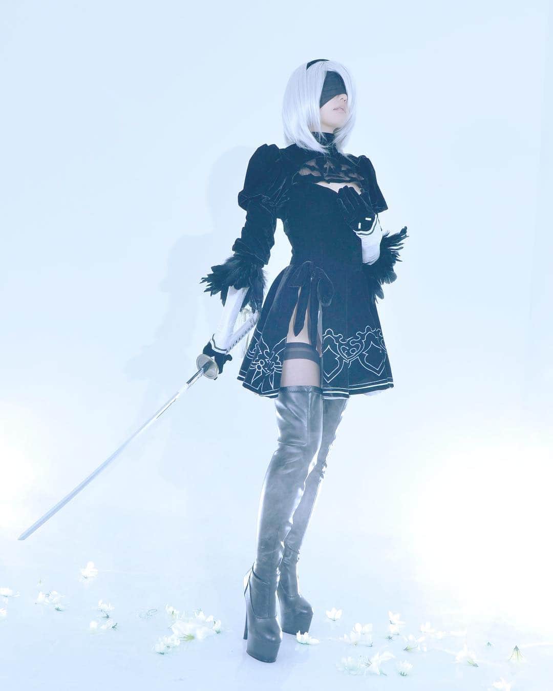 渚さんのインスタグラム写真 - (渚Instagram)「“月の涙落つる複製〜RepliCant〜” NieR:Automata ヨルハ二号B型 #NieR #nierautomata #cosplay」7月27日 14時47分 - nagi731