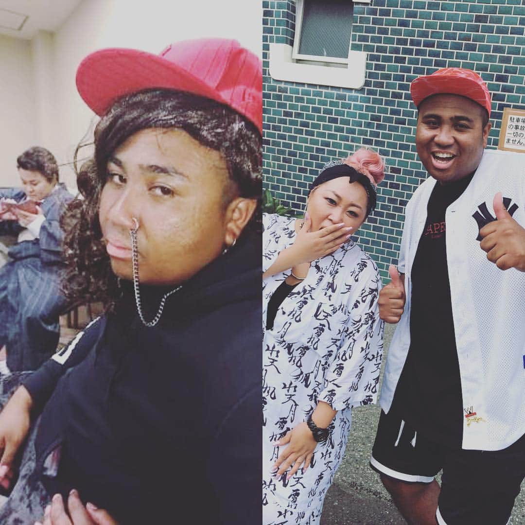 アントニーのインスタグラム：「先日番組でモノマネさせてもらったLUNAさんと早速共演しました  #アントニー #LUNA #勝手にモノマネしたのにLUNAさんめちゃくちゃ優しかった #正直キレられるかそわそわしてた #LUNAさん良い人すぎる #アイラブヒップホップ  #一緒にテキーラ飲みたい #チラッとゆいPの休日課長もうつってる #てか全然似てねえな」
