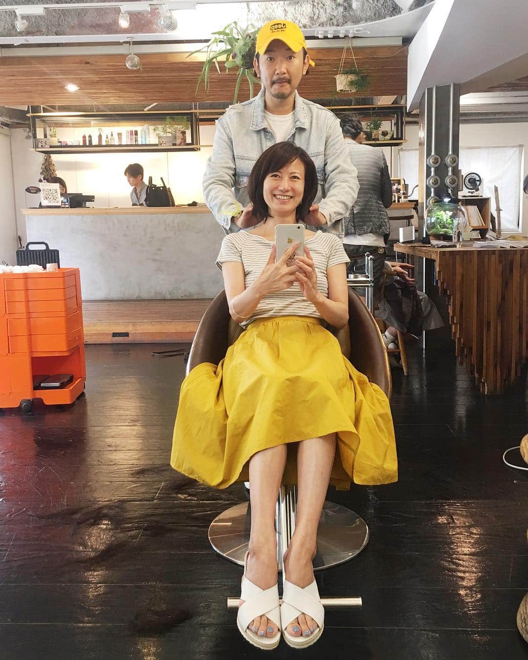 馬場典子さんのインスタグラム写真 - (馬場典子Instagram)「やっと美容院に行けました #サロンドサダム」7月29日 14時05分 - baba_channel