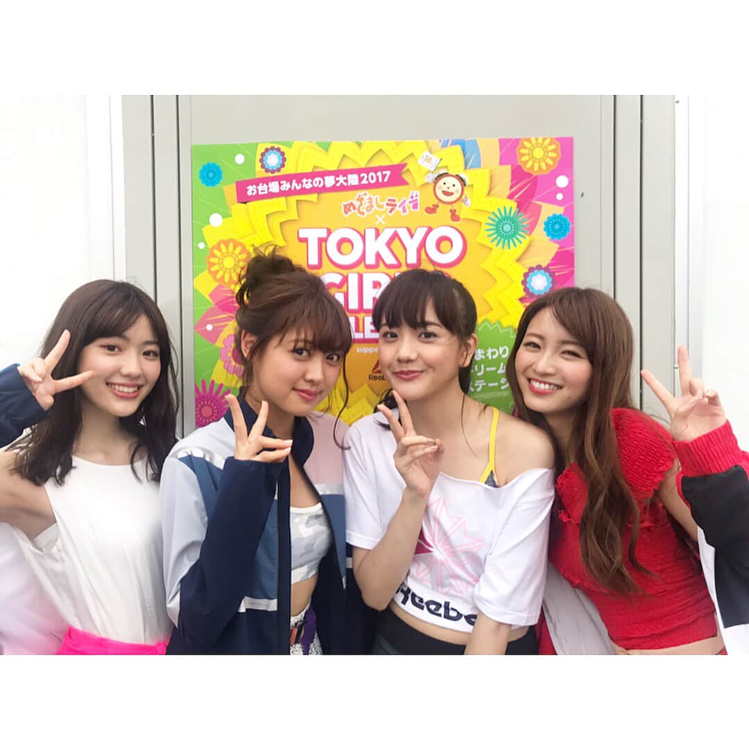 岡崎紗絵さんのインスタグラム写真 - (岡崎紗絵Instagram)「めざましライブ×TOKYO GIRLS COLLECTION チームRay🎈🎈🎈 #中村里帆 #松元絵里花 #松井愛莉 #Ray」7月29日 19時07分 - sae_okazaki