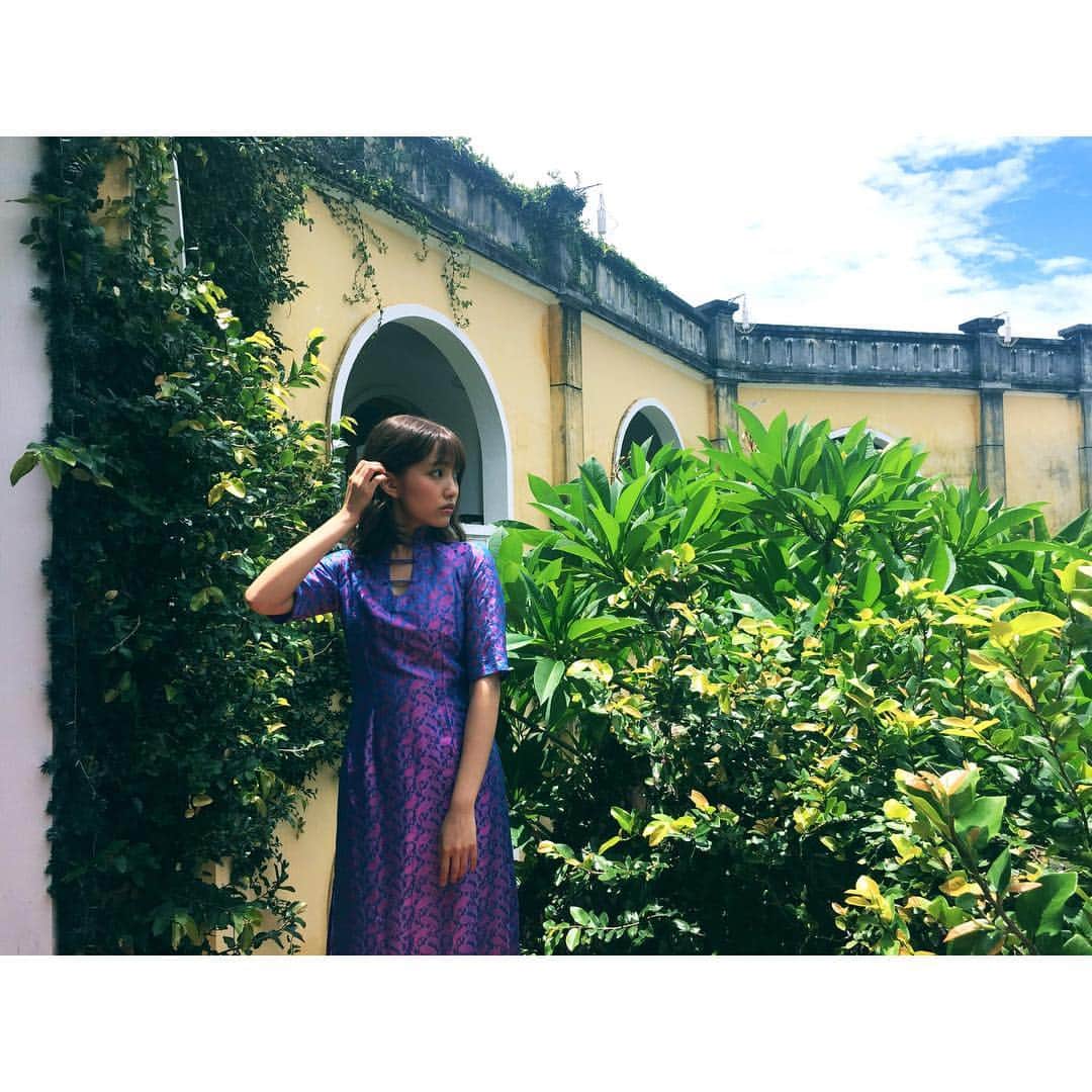 加藤玲奈のインスタグラム：「🇻🇳🇻🇳 #ベトナム  #アオザイ  #かとれな #れなっち #加藤玲奈」