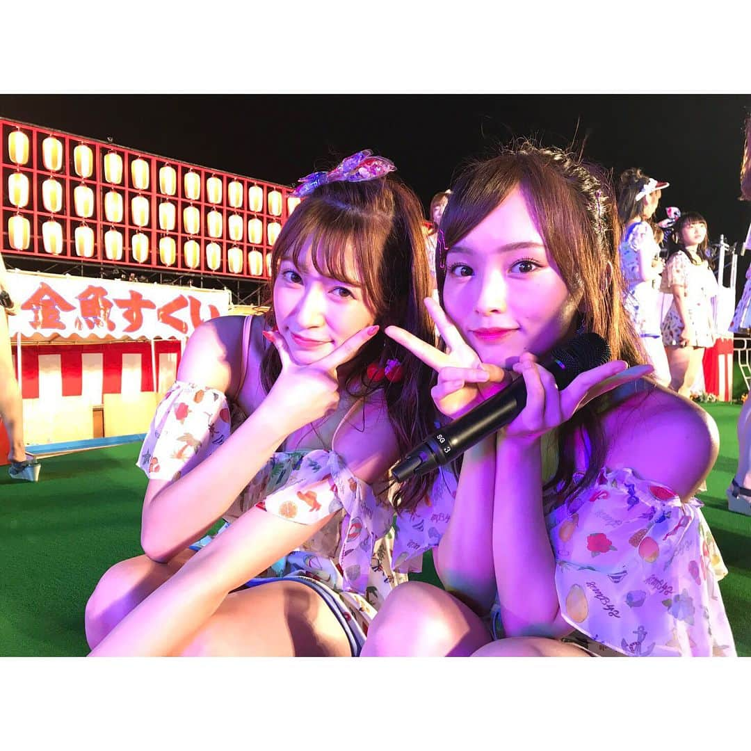 山本彩さんのインスタグラム写真 - (山本彩Instagram)「FNSうたの夏まつり オフショット📷💓 #fns #fnsうたの夏まつり #夏 #お祭り」8月3日 11時53分 - sayaka__714