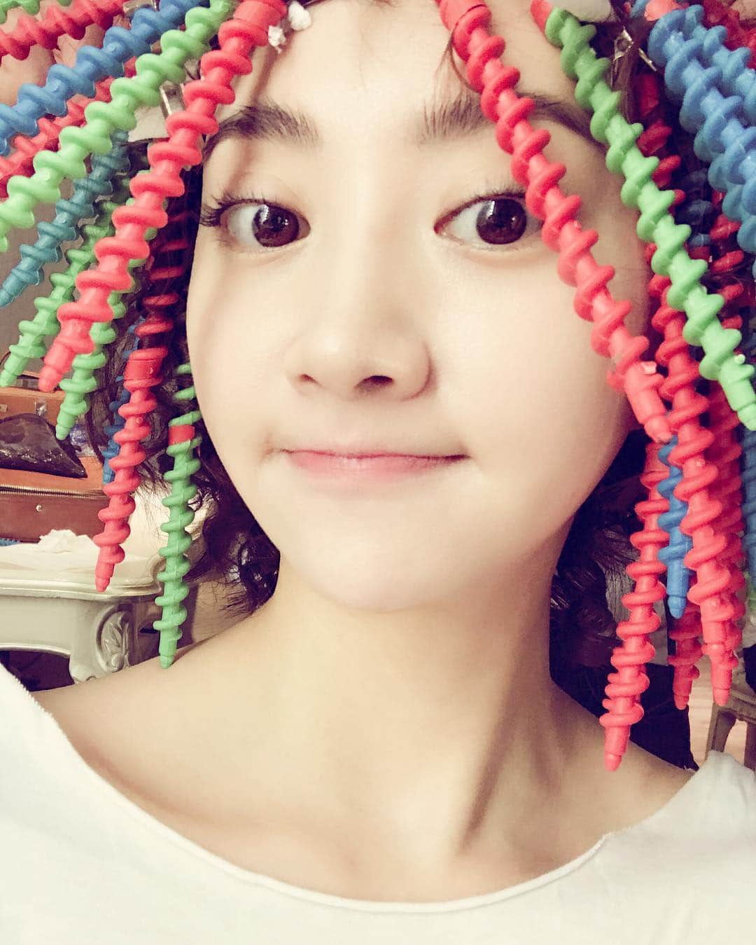 ジン・ティエンのインスタグラム：「黑怕吗😏」