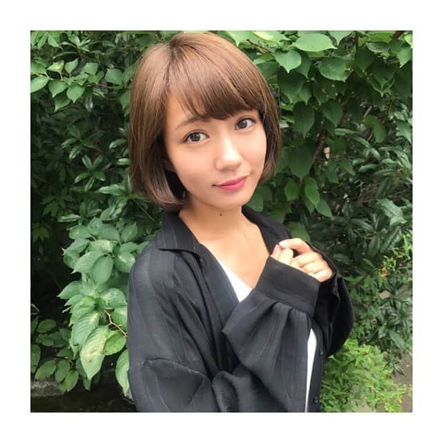 荻野可鈴さんのインスタグラム写真 - (荻野可鈴Instagram)「、 髪の毛をカットそして カラーチェンジ☺️❤️💕 #今回のカラーは #ハニーベージュ🍯 #おいしそう、、、🤤🤤🤤 #前髪久々につくってみたよ #写真では流してるけど #ぱっつんにもできるのよ #今回も #Lysa #ゆきさんにやってもらてん #神ハンドです、、😇💕」8月4日 20時14分 - karin_ogino