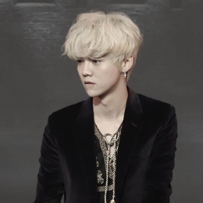 のインスタグラム：「🐄🍭🍑🍊 . . . G🍊🍊dnight~ . . . @7_luhan_m #luhan #xioaluhan」