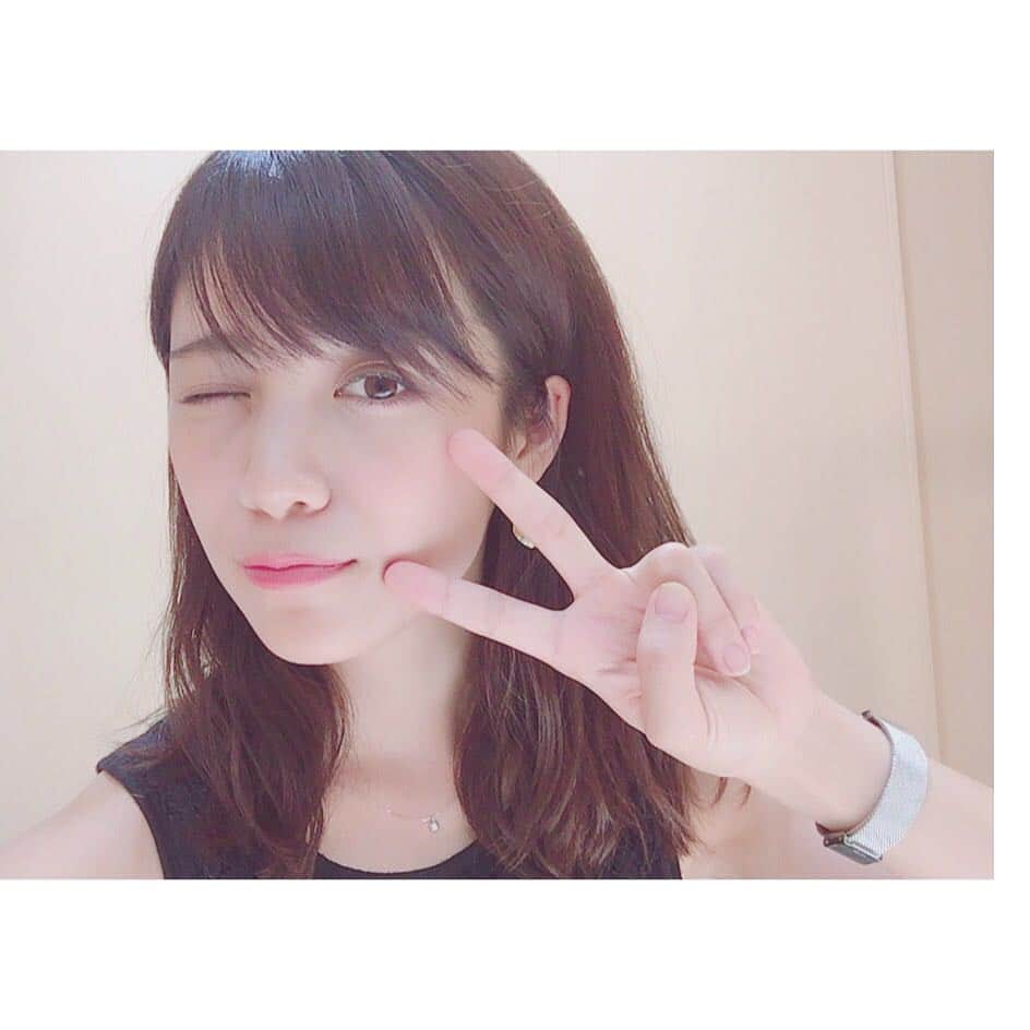 のインスタグラム：「おはよ☀︎ 久々の自撮り🤳」