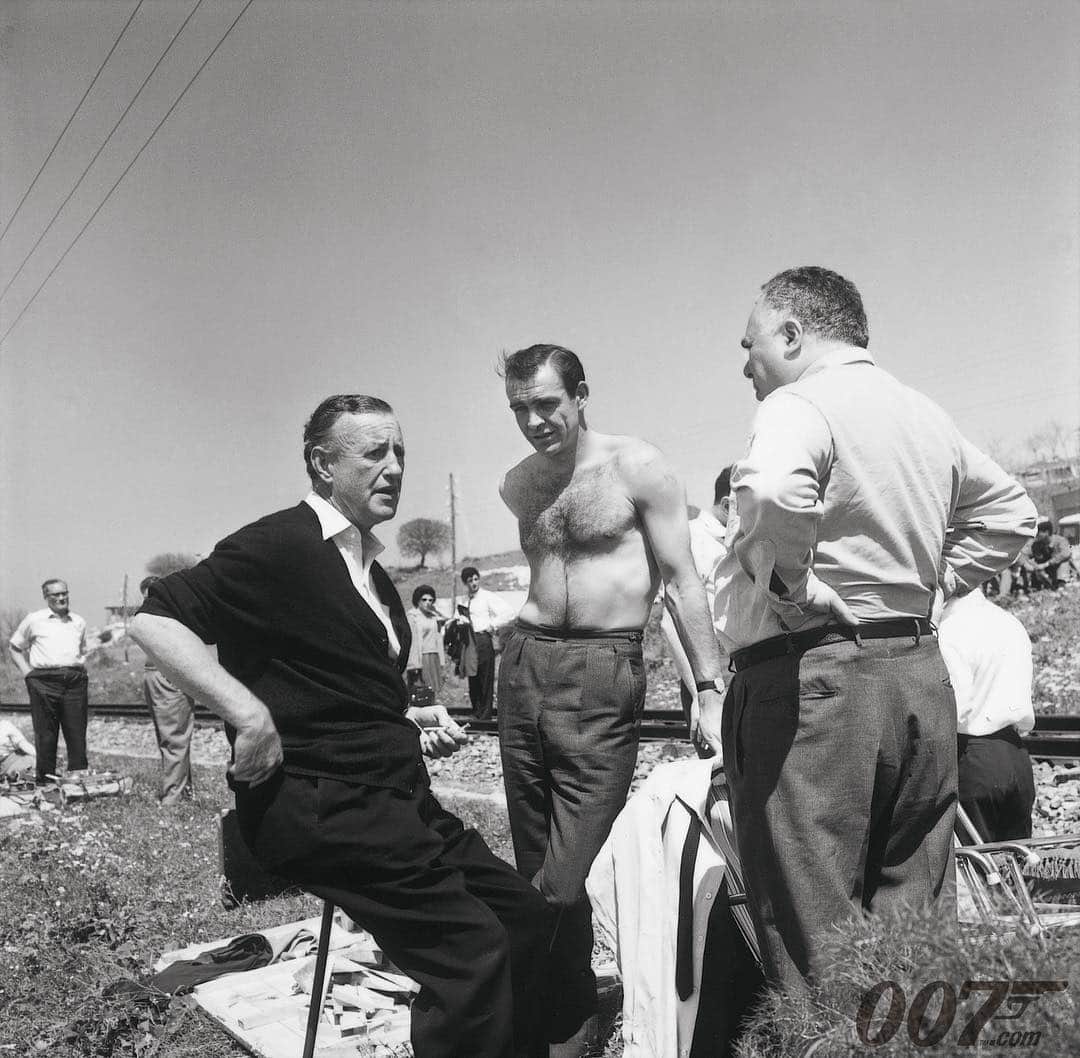 James Bond 007さんのインスタグラム写真 - (James Bond 007Instagram)「This week we’re looking at how Ian Fleming’s classic novels became one of the world’s most loved film series. Here he is on set chatting with Sean Connery (Bond) and Producer Harry Saltzman during the filming of FROM RUSSIA WITH LOVE (1963). #BTS #JamesBond #007 #IanFleming」8月8日 0時57分 - 007