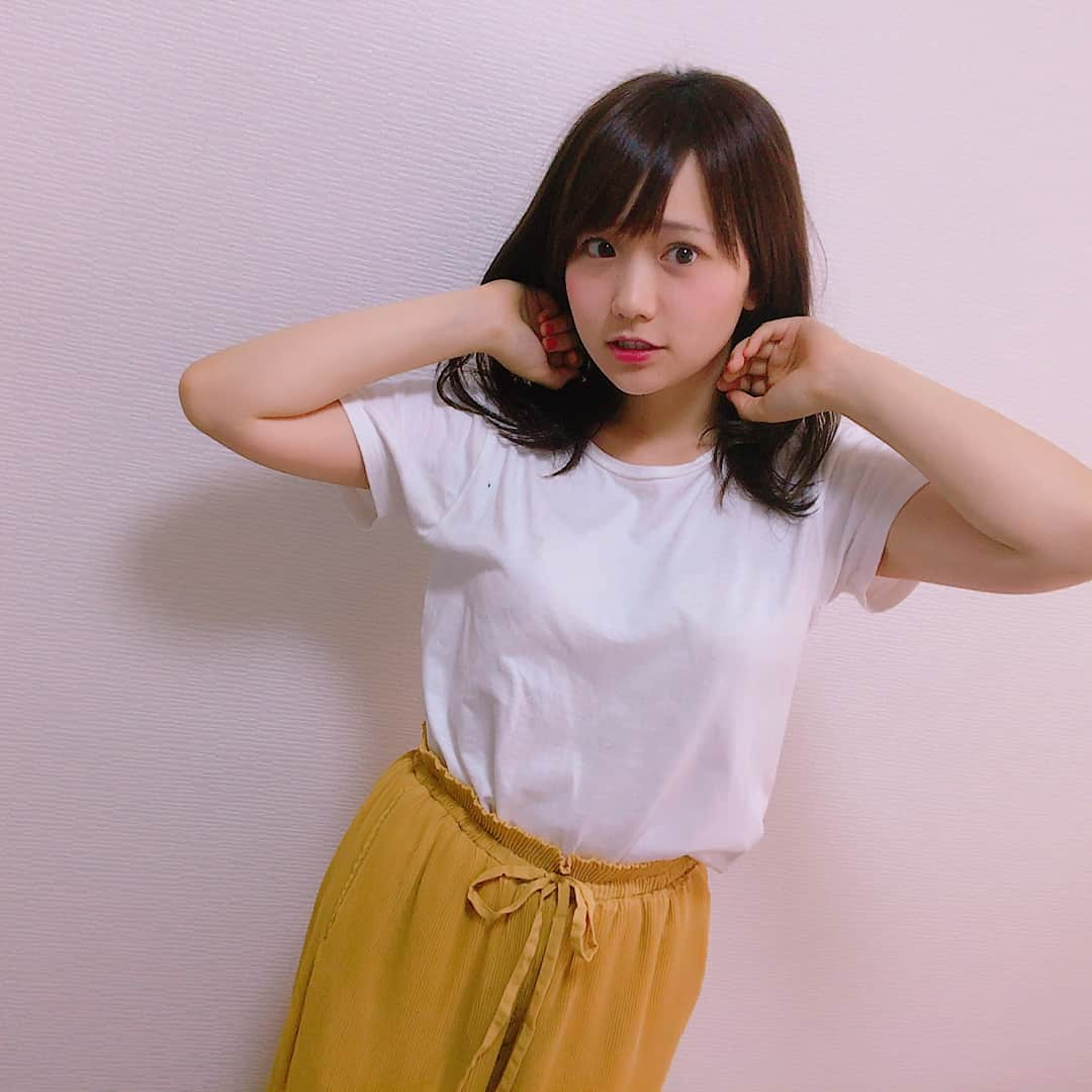 高尾苑子さんのインスタグラム写真 - (高尾苑子Instagram)「#kastane #lowrysfarm #whitetshirt #tops #tshirt #widepants #fashion #hair #hairstyle」8月8日 21時49分 - chu_sonoko