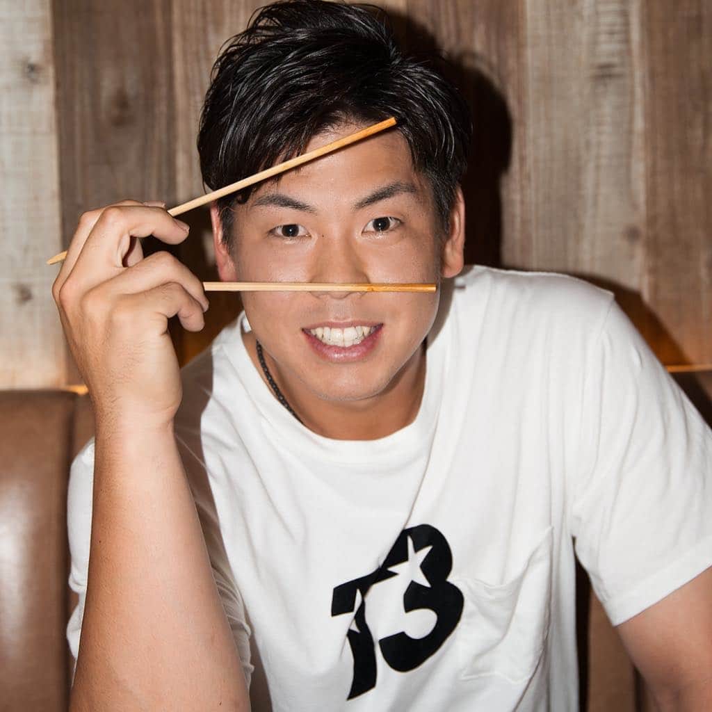 のインスタグラム：「牛タン食べてます。明日も頑張ります^ ^  #阪神タイガース #44 #梅野隆太郎 #逆転勝利 #巨人戦」