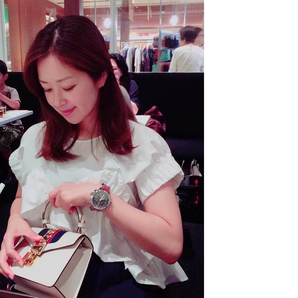 笛木優子のインスタグラム：「今日はとんでもなく暑かった💦💦 #덥다 #무더위 🌞 #hamilton #hamiltonxwind」