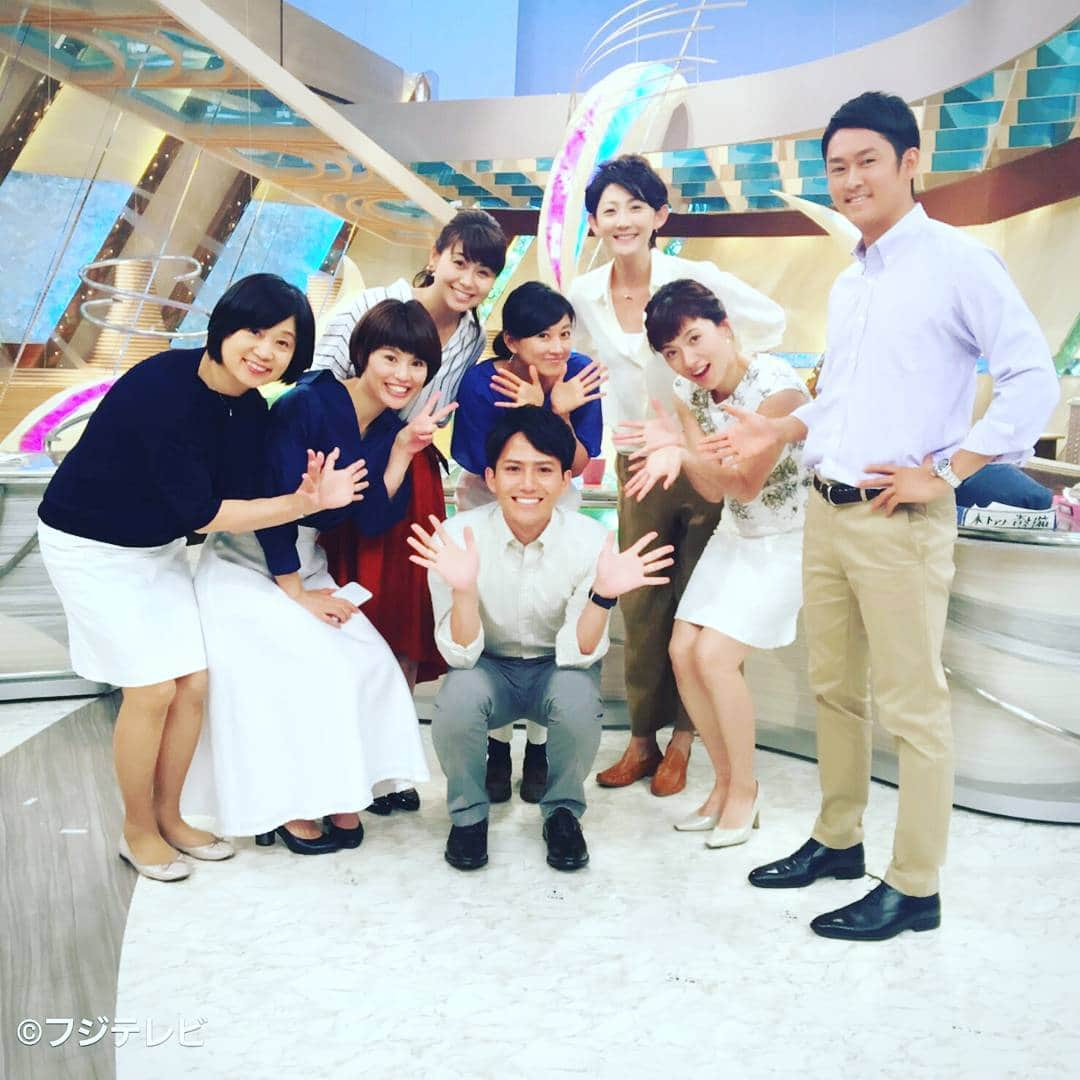 フジテレビ「とくダネ！」さんのインスタグラム写真 - (フジテレビ「とくダネ！」Instagram)「真夜中ですが、どうしてもアップしておきたい日もあります(^^;) #朝8時からテレビの前でお会いしましょう♪  #菊川怜 #梅津弥英子 #森本さやか #山中章子 #小柳美江 #阿部悦子 #木下康太郎 #安宅晃樹(あだけ・こうき) #とくダネ大喜利 #大喜利 #とくダネコーデ #ファッション #コーディネート #今日のコーデ #アナウンサー #新人 #リポーター #プレゼンター #2017 #8月9日 #水曜日 #とくダネ #tokudane #フジテレビ #fujitv 170809」8月10日 1時00分 - tokudane_official