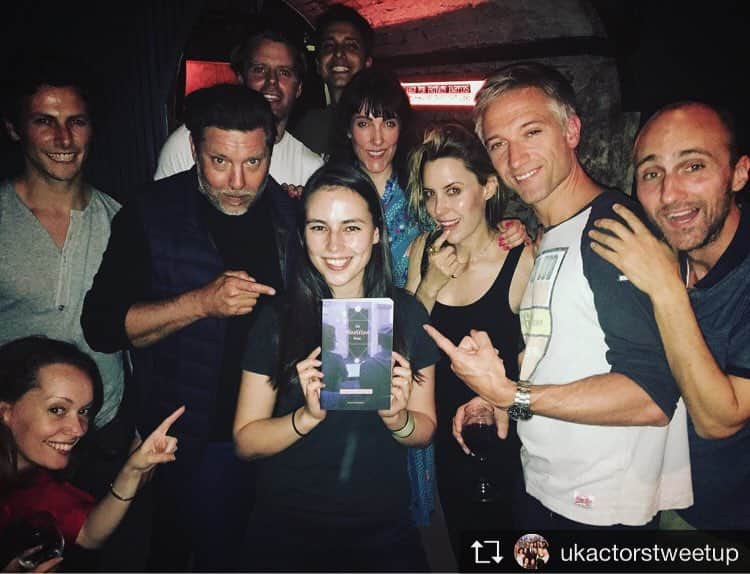中井ノエミのインスタグラム：「Massive love to the wonderful @ukactorstweetup for their warm welcome & book!!😘😘 Repost from @ukactorstweetup @TopRankRepost #TopRankRepost And we have a winner of Sharon Sorrentino's new #acting book, The Audition Room. Congrats Noemie Nakai. @noemienakai! Thanks everyone for getting involved. And you can still have a chance to win a copy at our next Tweetup! Hooray.  #actorstweetup #shinyforehead #hohoho #acting #london #actors」