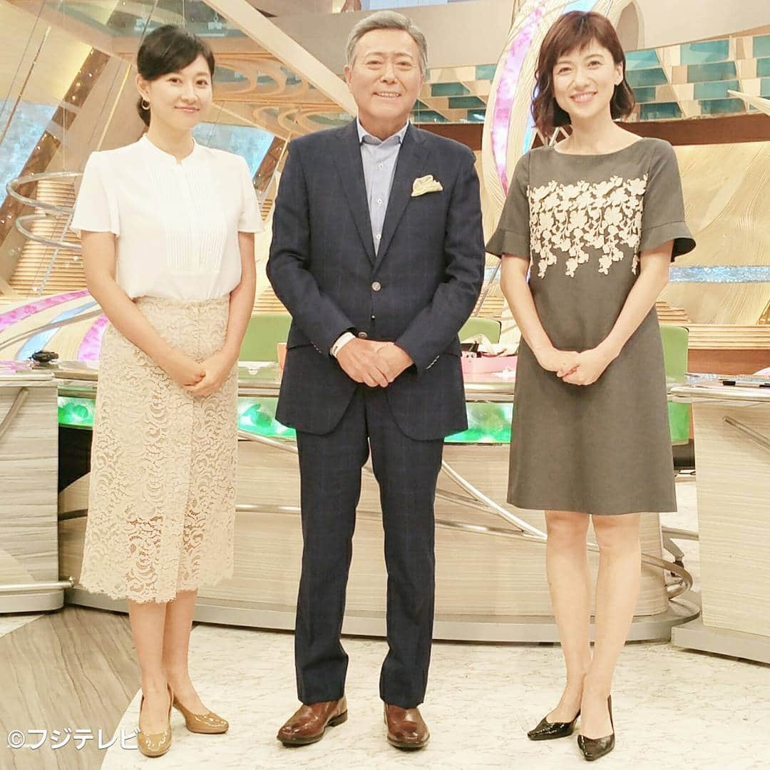 フジテレビ「とくダネ！」さんのインスタグラム写真 - (フジテレビ「とくダネ！」Instagram)「菊川さんが9月いっぱいで番組を卒業することを発表した直後の3shotです…あと１カ月半ほどありますよ！ また明日、#朝8時からテレビの前でお会いしましょう！ さて、#どんなセリフが合うでしょう？ #小倉智昭 #菊川怜 #梅津弥英子 #とくダネ大喜利 #大喜利 #とくダネコーデ #ファッション #コーディネート #今日のコーデ #アナウンサー #コメンテーター #2017 #8月10日 #木曜日 #とくダネ #tokudane #フジテレビ #fujitv 170810」8月10日 19時15分 - tokudane_official