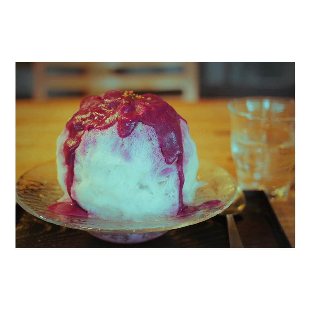 江夏詩織さんのインスタグラム写真 - (江夏詩織Instagram)「かき氷たべた🍧🌻🎐🍉 #instagram」8月10日 21時39分 - shiori_enatsu