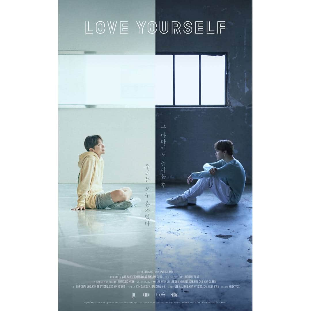 BTSさんのインスタグラム写真 - (BTSInstagram)「#BTS #방탄소년단 #LOVE_YOURSELF Poster #JHOPE #JIMIN」8月12日 22時00分 - bts.bighitofficial