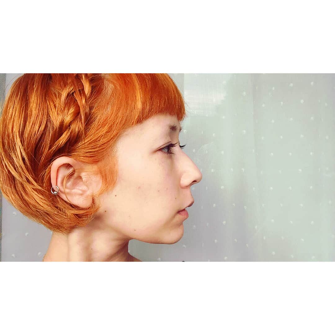 木村カエラさんのインスタグラム写真 木村カエラinstagram ヘナで髪を染めた ナチュラルだけど ぶっ飛んだ 鮮やかなオレンジ色 Henna Color Twiggy 8月13日 16時01分 Kaela Official