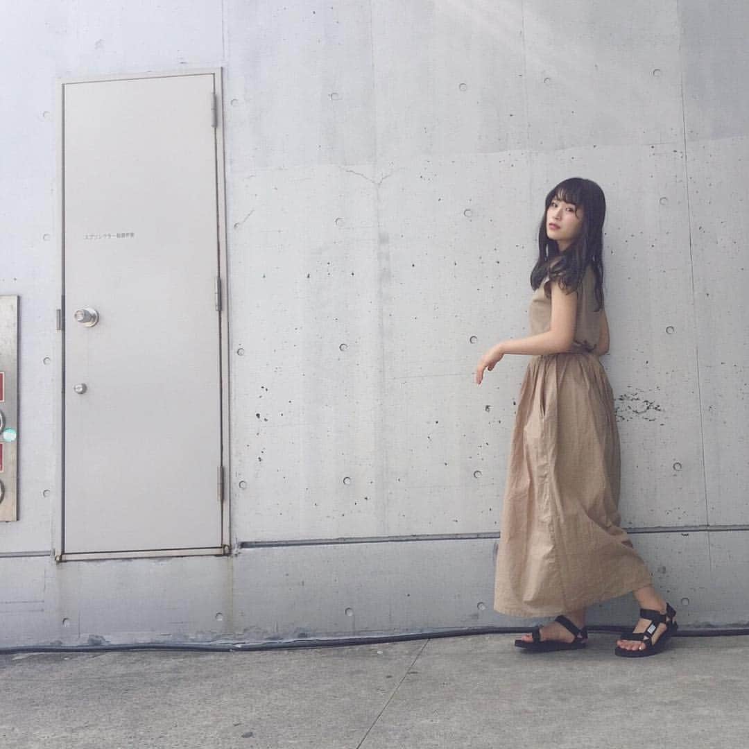 渋谷凪咲さんのインスタグラム写真 - (渋谷凪咲Instagram)「てく👟 . . #sonnylabel #suicoke . #ootd #coordinate #fashion #onepiece」8月13日 22時17分 - nagisa_nikoniko