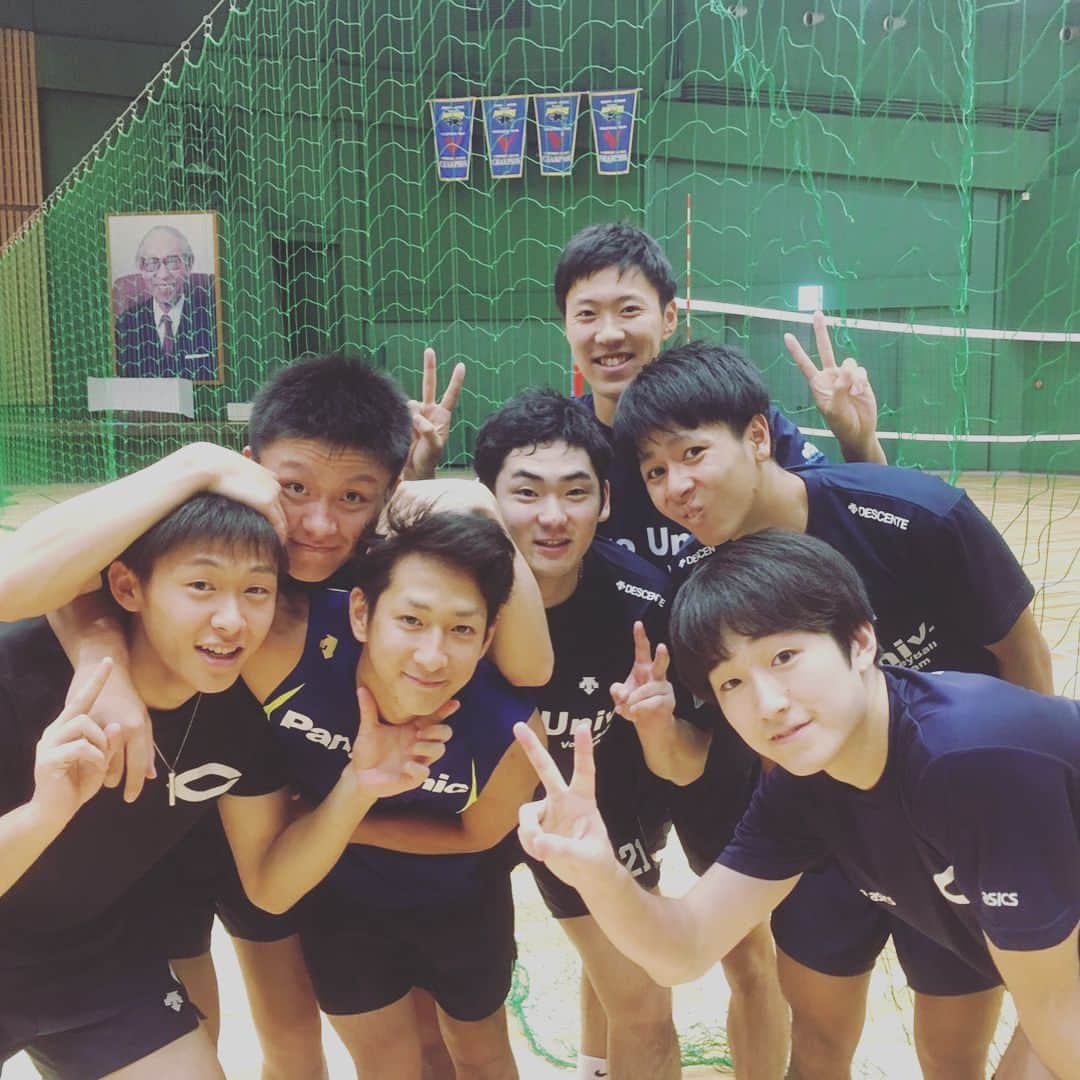 伊賀亮平のインスタグラム：「中央大学が合宿きました！やっぱりメンバーがいなくても強かったです！僕の最高の後輩たちです^ ^ #From now on, please#わっしょい」