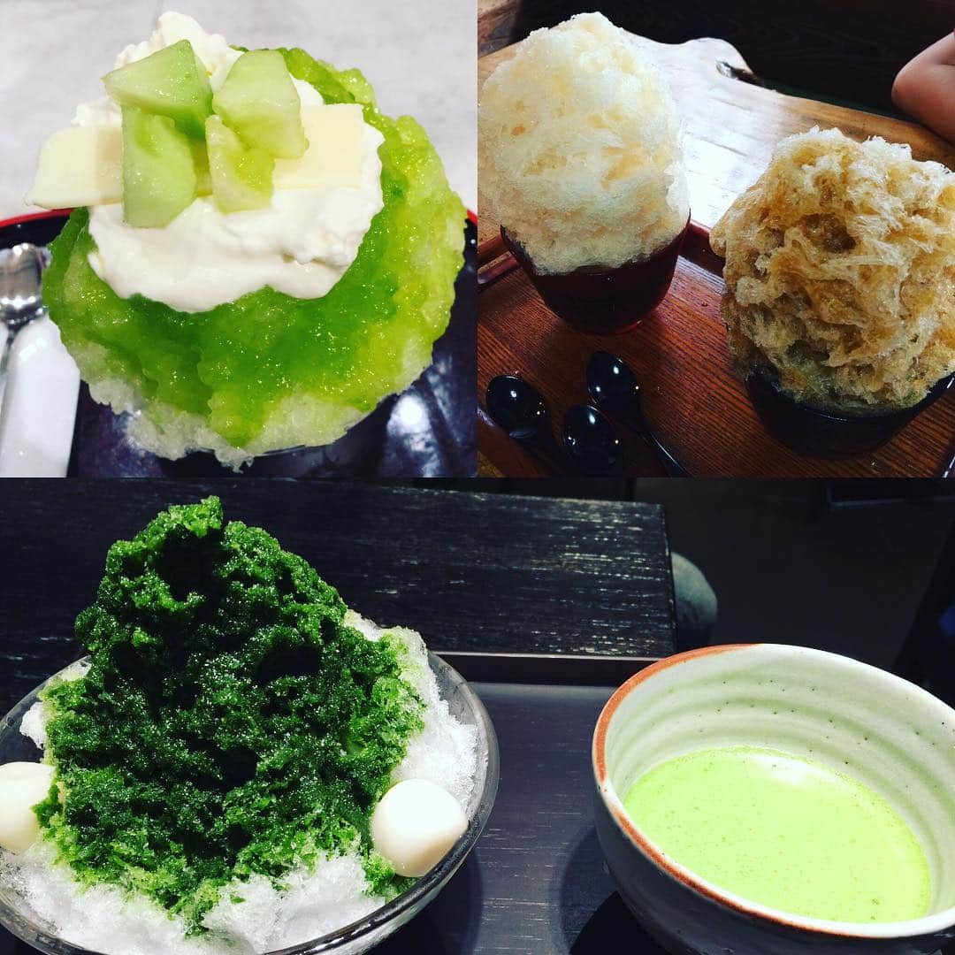 平山優のインスタグラム：「かき氷大好き🍧😍 #かき氷 #とらや」