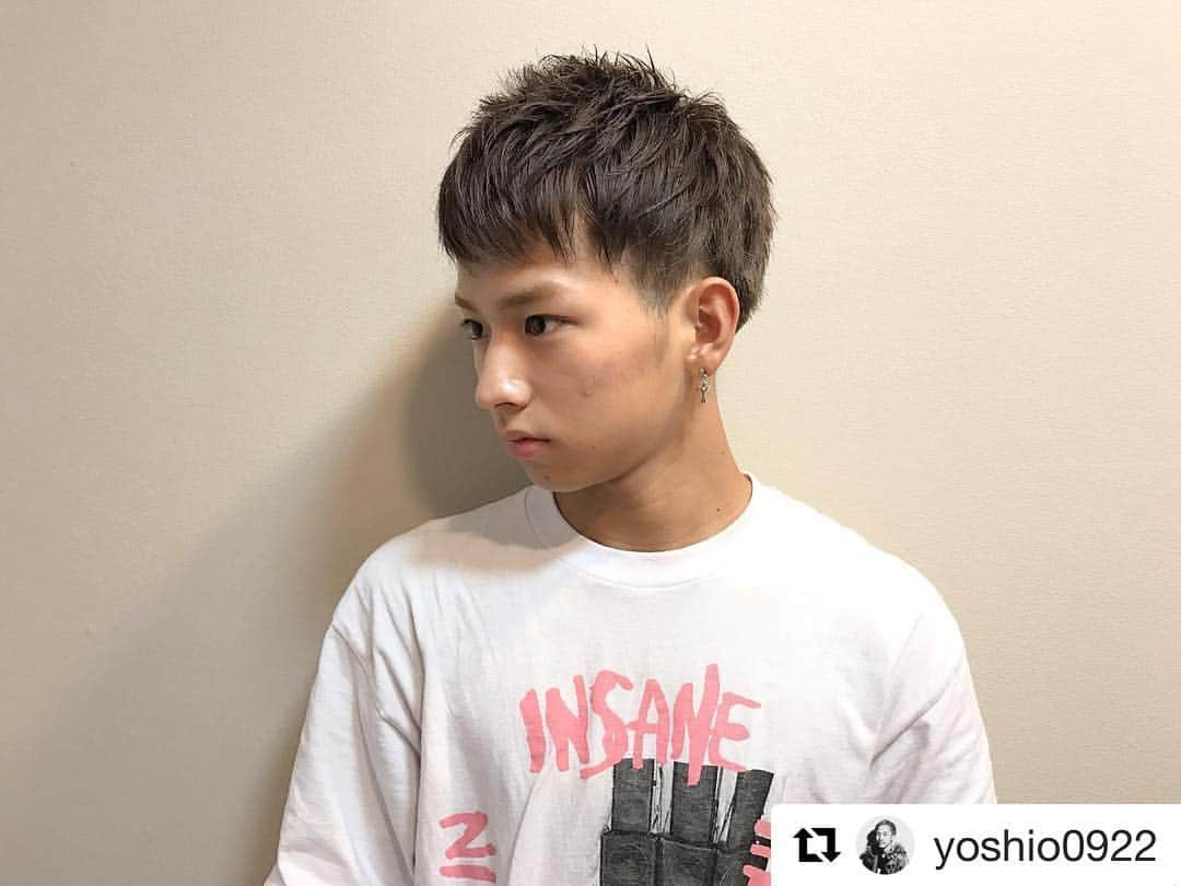 唐沢憲司さんのインスタグラム写真 - (唐沢憲司Instagram)「#Repost @yoshio0922 ・・・ @yusuke_lol  #lol の#佐藤友祐 くん cut&color ✂️✂️✂️ ✔️✔️✔️ #ヘアスタイル #ヘア  #ショートバング #アップバング #アッシュ  #メッシュ #メンズカット#メンズカラー #ダブルカラー #メンズスタイル #メンズショート #メンズカタログ #ヘアカタ #メンズヘア #刈り上げ #サロンモデル #サロモ #newhair #newhairstyle #hair #헤어 #髮型 #頭髮 #LA風 #026 #avex_lol #avex」8月14日 23時46分 - log_kenjikarasawa