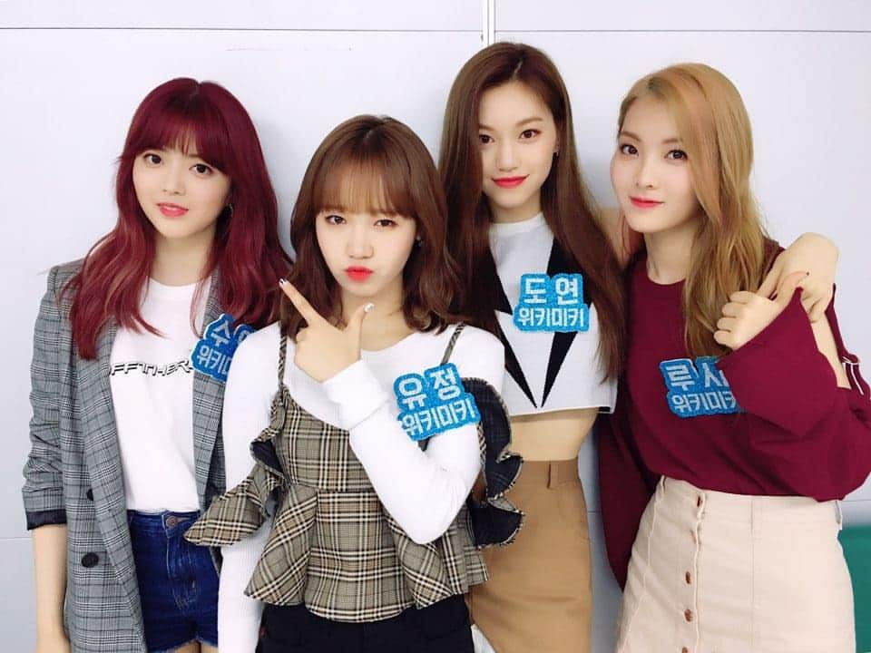 ルーシーさんのインスタグラム写真 - (ルーシーInstagram)「❀ ; 170903 Lucy , #Doyeon , #Yoojung and #Suyeon — @ fantagiostaff Twitter Update — © owner [ tags : #WekiMeki #Lucy #NohHyojung ]」9月9日 18時15分 - lucyweme