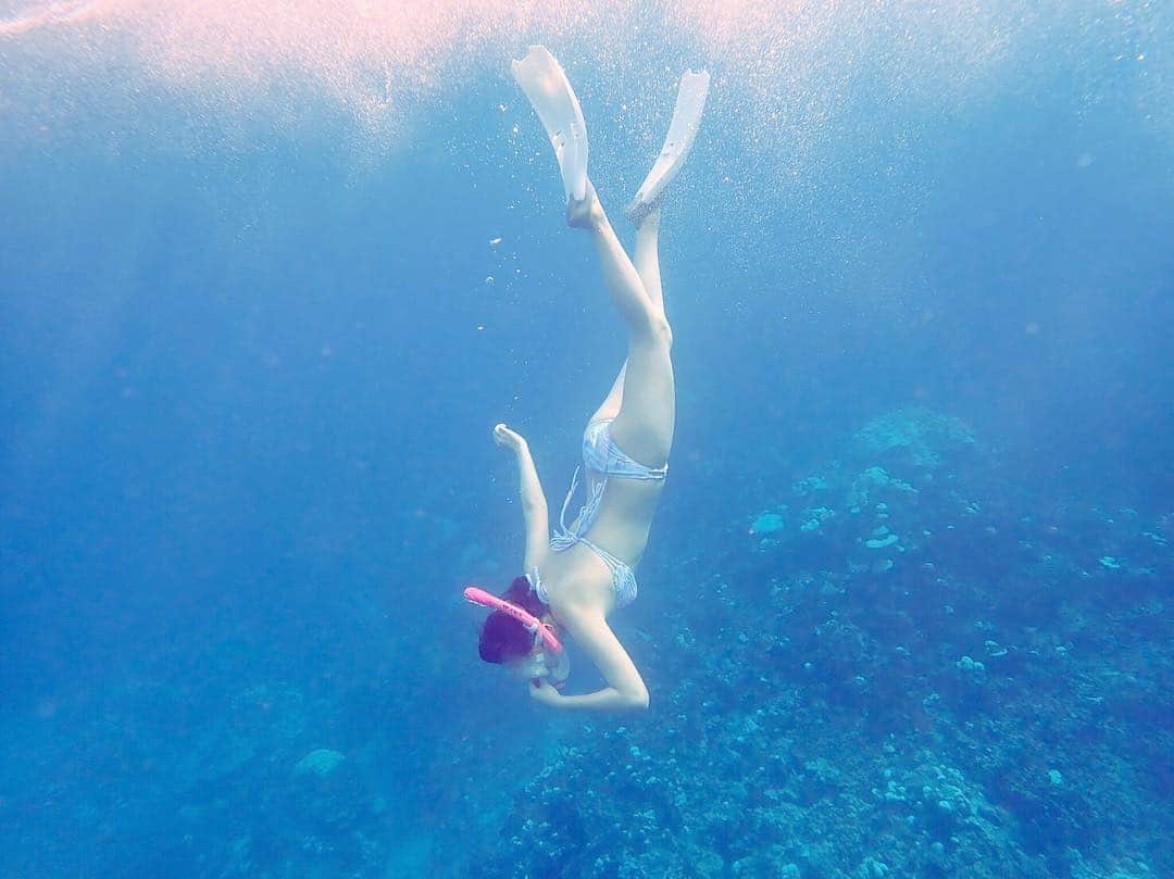 京佳さんのインスタグラム写真 - (京佳Instagram)「人魚になれるかしら。  #skindiving #laulaubeach #diving #saipan #sea #summer #vacances #vacation #off #fish」9月9日 19時19分 - kyouka_1202