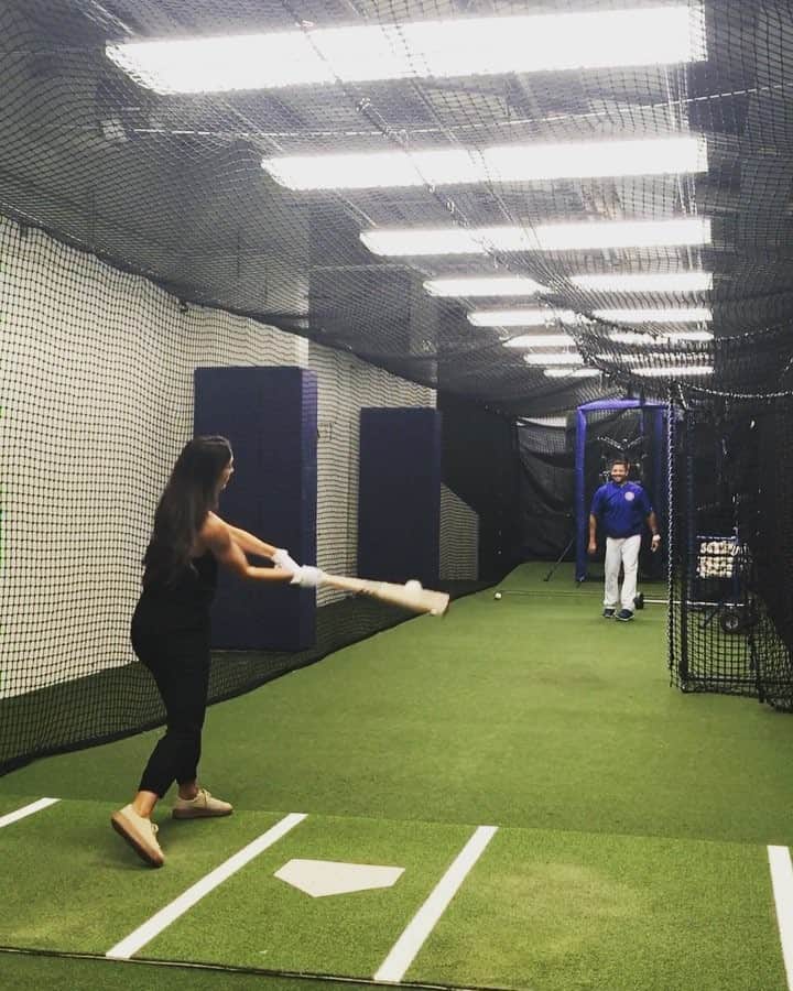 のインスタグラム：「Underground BP at Wrigley #HitEm」