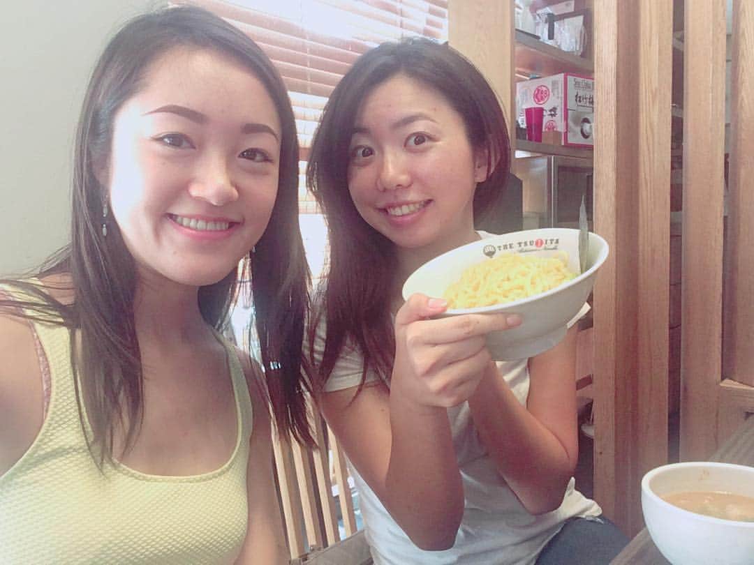 吉田沙織のインスタグラム：「Ramen Tsuke-men yamyamyam」
