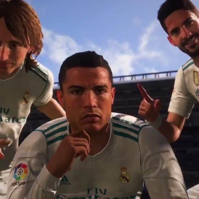 のインスタグラム：「Amazing trailer. Cool website ad boards too! 👀. #Repost @easportsfifa Here we go! #FIFA18」