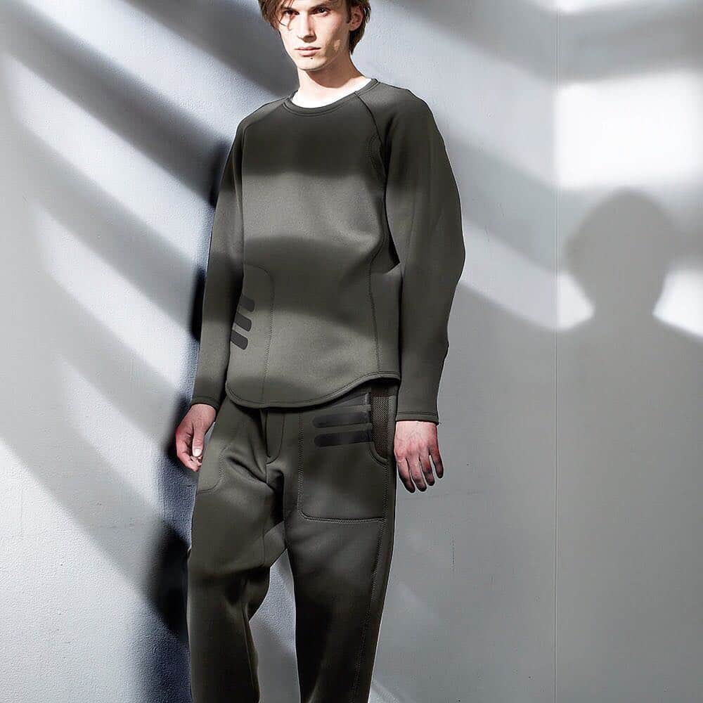 ワイスリーのインスタグラム：「The Y-3 Future Sport Sweater and Cuffed Pant. Uniform styling for the street. #adidas #Y3」