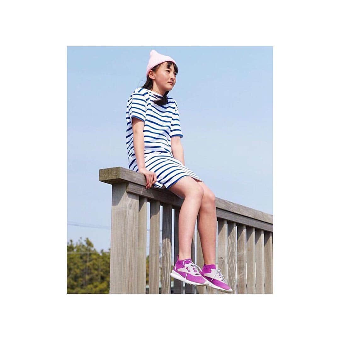 のインスタグラム：「・ reebok ・ 初めての撮影で緊張しましたが、楽しくて とてもいい経験になりました😌 ・ @satoshiminakawa  #reebok#zokurunner」