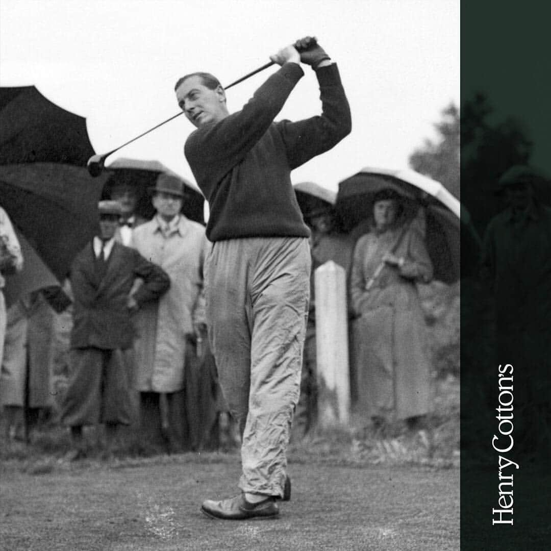 ヘンリーコットンズのインスタグラム：「For the most curious... The Henry Cotton's brand is named after one of the most important golfers of the last century: Sir Henry Cotton. #HClegacy」