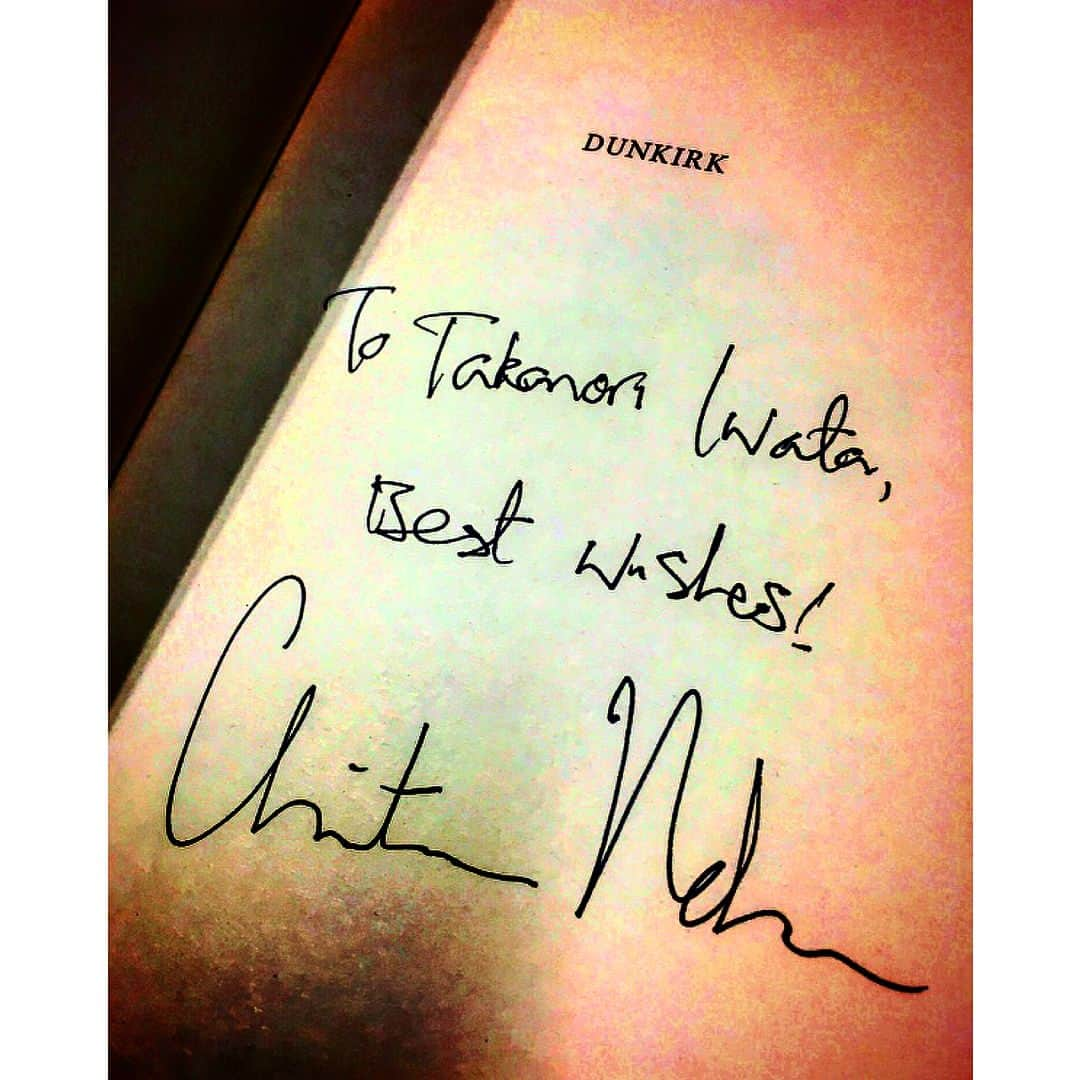 岩田剛典さんのインスタグラム写真 - (岩田剛典Instagram)「I had a great time with  @christophernolanofficial  I'd like to see you again sometime‼️‼️‼️ #dunkirk  #20170909」8月24日 17時01分 - takanori_iwata_official