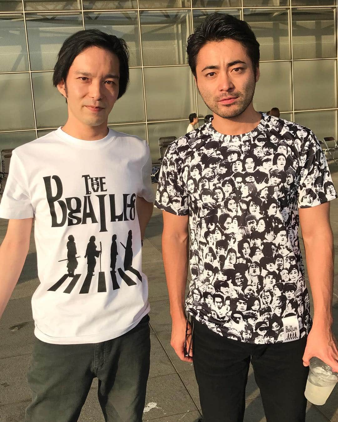 大山純さんのインスタグラム写真 - (大山純Instagram)「ヨシヒコと2ショット。嬉しい。 #勇者ヨシヒコ #ダイブイキタクナルツアー #山田孝之 #大山純 #ストレイテナー」8月27日 21時05分 - oj_japan
