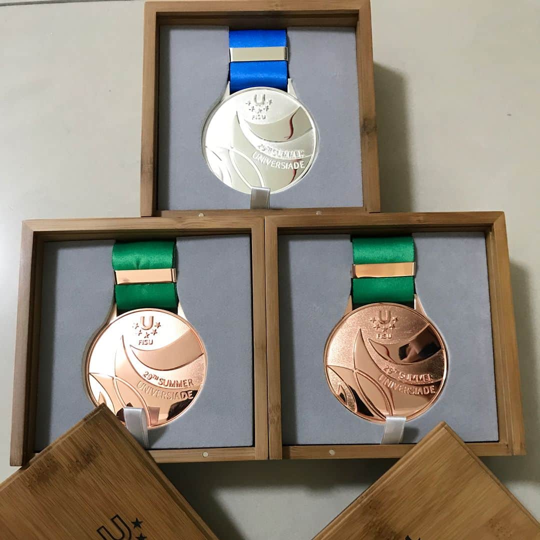 中村克さんのインスタグラム写真 - (中村克Instagram)「昨日の50m自由形では銀メダル。 メドレーリレーでは銅メダルを獲得しました。たくさんの応援ありがとうございました！これから帰国します！ #universiade2017 #taipei #終了 #充実」8月27日 14時49分 - katsumi.221