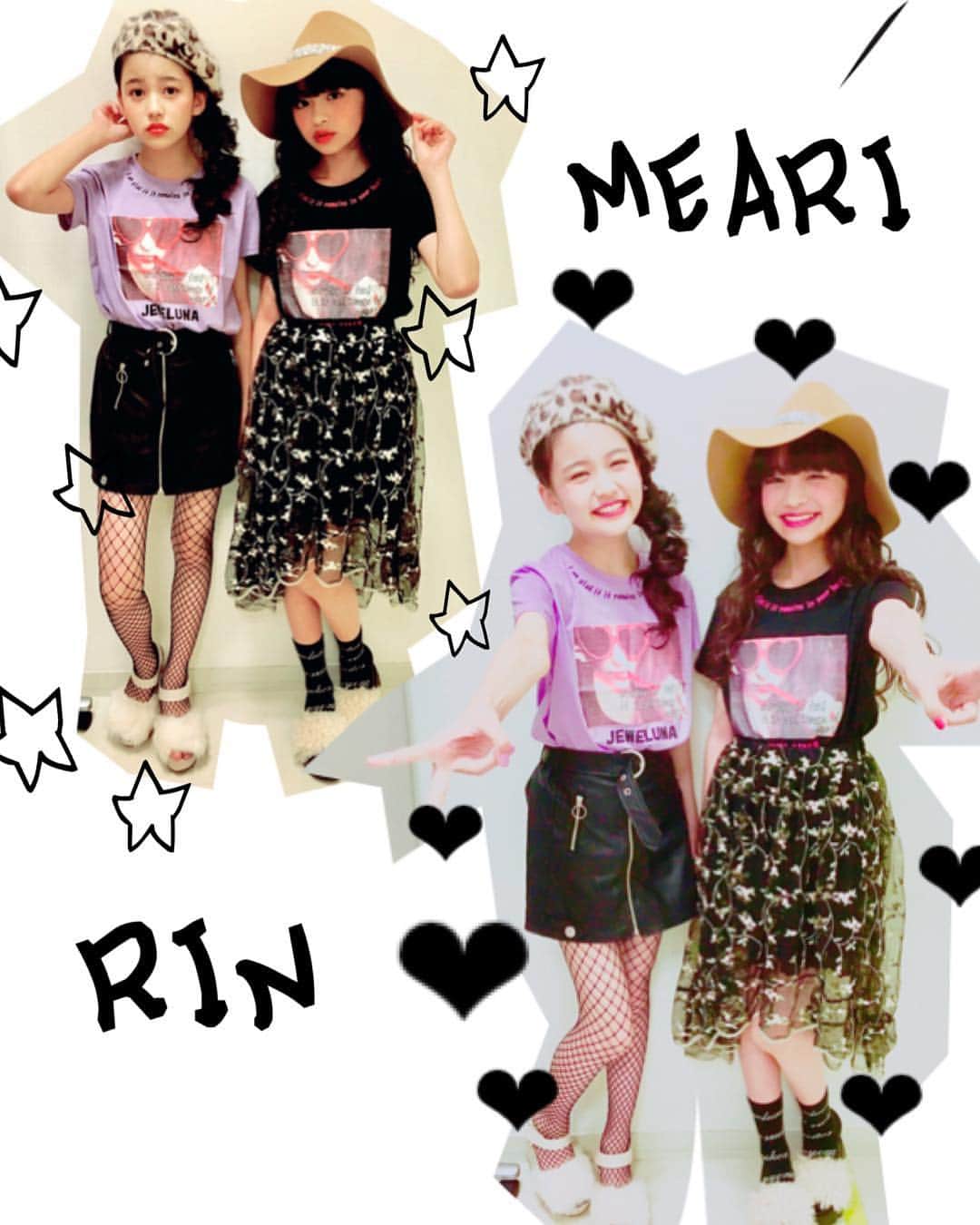 ニコ☆プチのインスタグラム：「2部はTシャツをチェンジ！ #めありん」