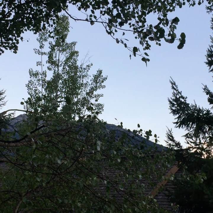石倉洋子のインスタグラム：「6:30 Sunday morning, British Columbia. I will miss this scene.,,」
